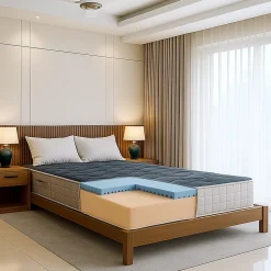 The White Stone Matelas 120x190 cm en Mousse à Mémoire, Hauteur 18 cm Discount