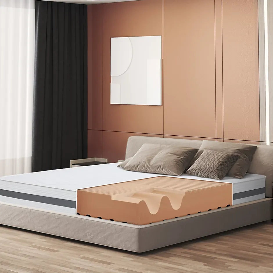 The White Stone Matelas 140x185 cm en Mousse Antibactérien Online