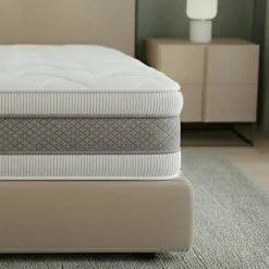 The White Stone Matelas 90x200 20cm à fermeté élevée Discount