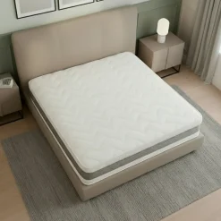 The White Stone Matelas 90x200 20cm à fermeté élevée Discount