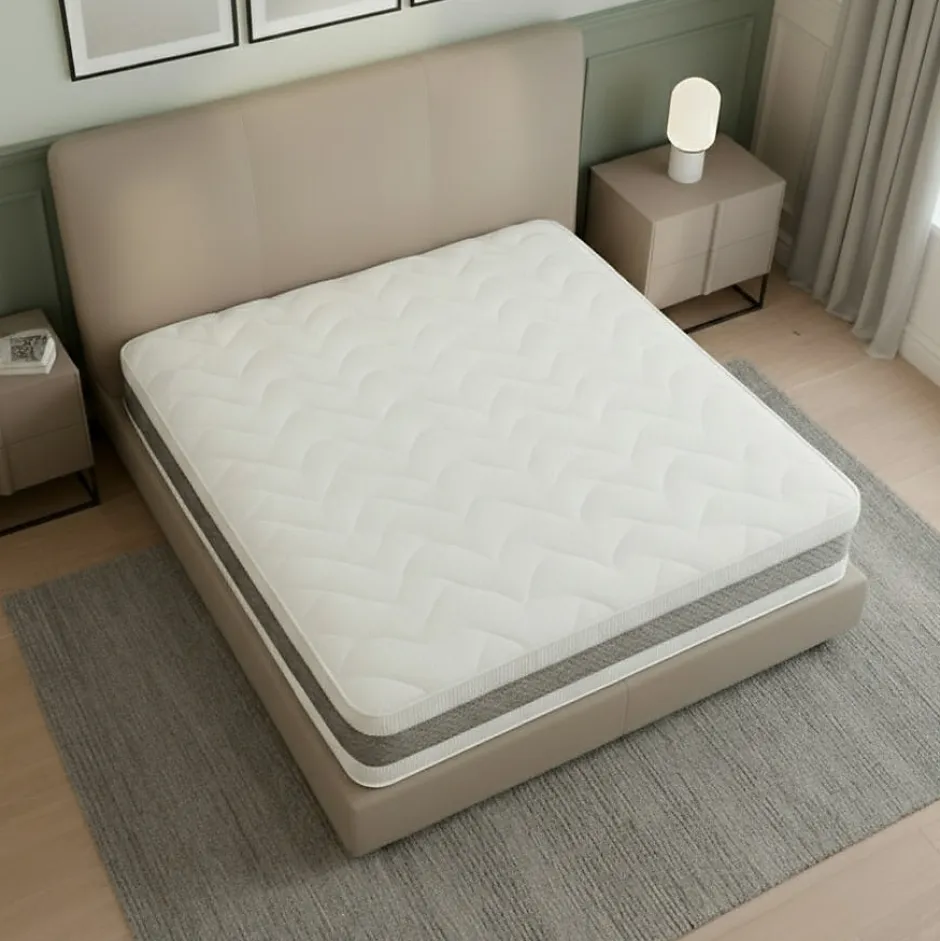 The White Stone Matelas 90x200 20cm à fermeté élevée Discount