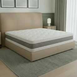The White Stone Matelas 90x200 20cm à fermeté élevée Discount