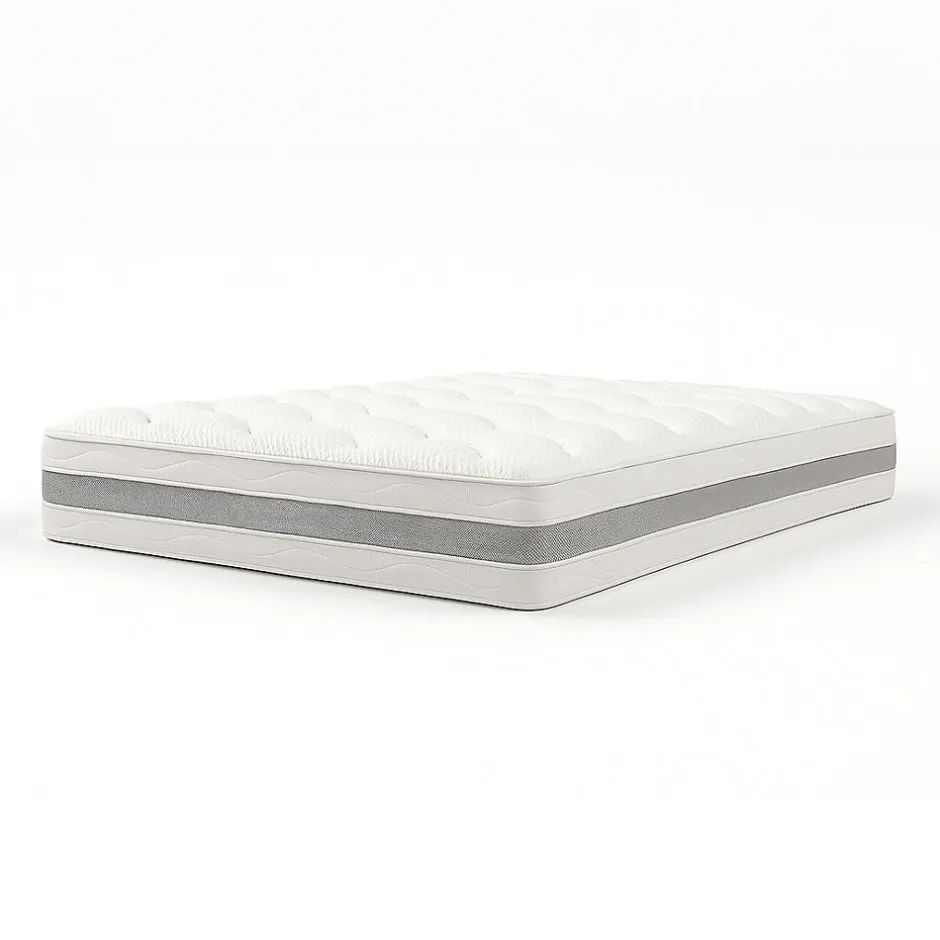 The White Stone Matelas 90x200 20cm à fermeté élevée Discount