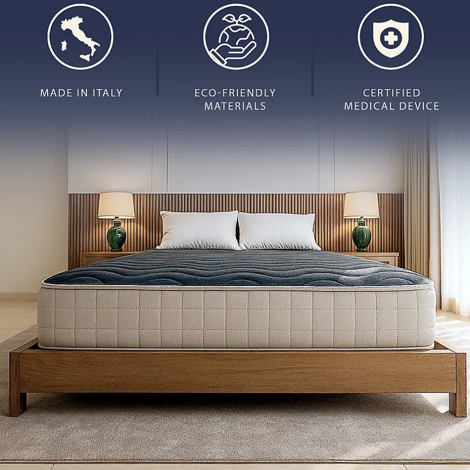 The White Stone Matelas 140x190 cm en Mousse à Mémoire, Hauteur 22 cm Sale