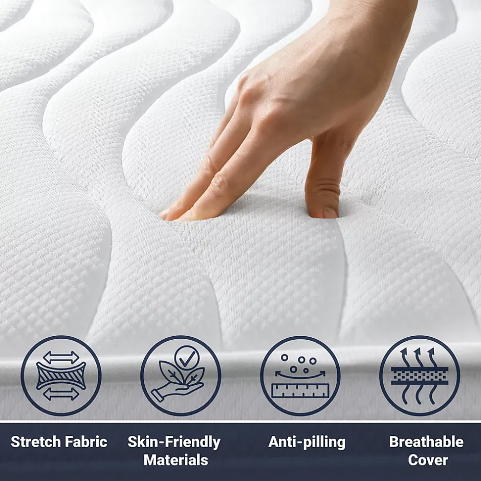 The White Stone Matelas 165x190 cm en Mousse Antibactérien Sale