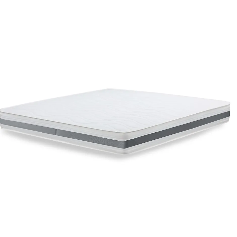 The White Stone Matelas 190x205 cm en Mousse Antibactérien