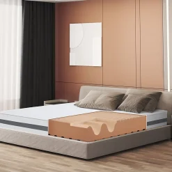 The White Stone Matelas 115x175 cm en Mousse Antibactérien