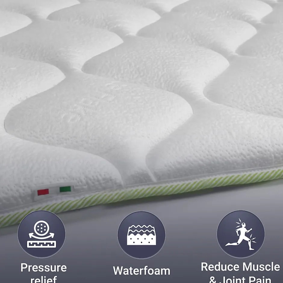 The White Stone Surmatelas Rafraîchissant avec Élastiques 140x200 Best