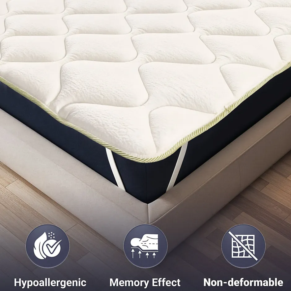 The White Stone Surmatelas Rafraîchissant avec Élastiques 200x200