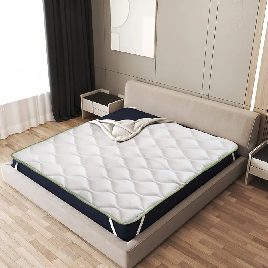 The White Stone Surmatelas Rafraîchissant avec Élastiques 135x190