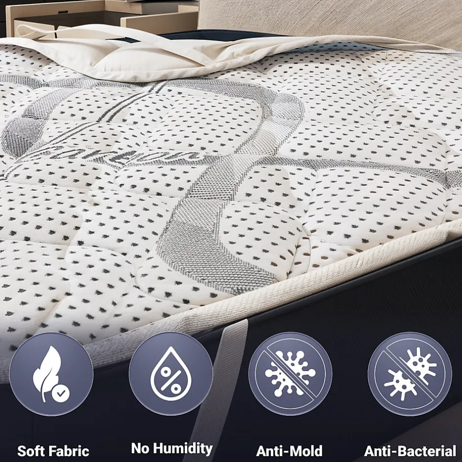 The White Stone Surmatelas 100x200 respirant hauteur 5 cm