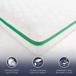 The White Stone Surmatelas 160x190 en Memory Foam Breeze à 9 Zones Sale