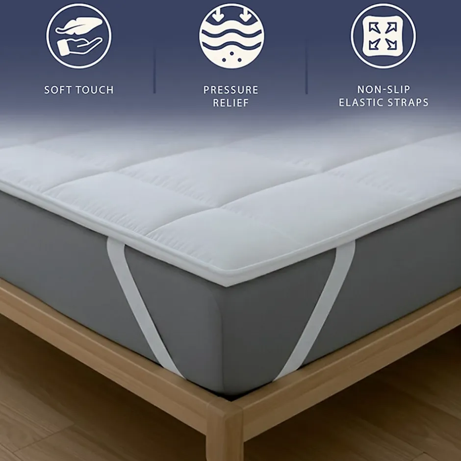 The White Stone Surmatelas 160x200 cm en ouate de 500 g Sale