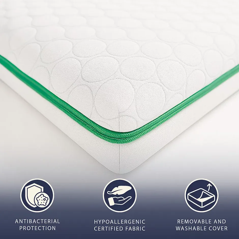 The White Stone Surmatelas 90x200 en Memory Foam Breeze à 9 Zones Discount