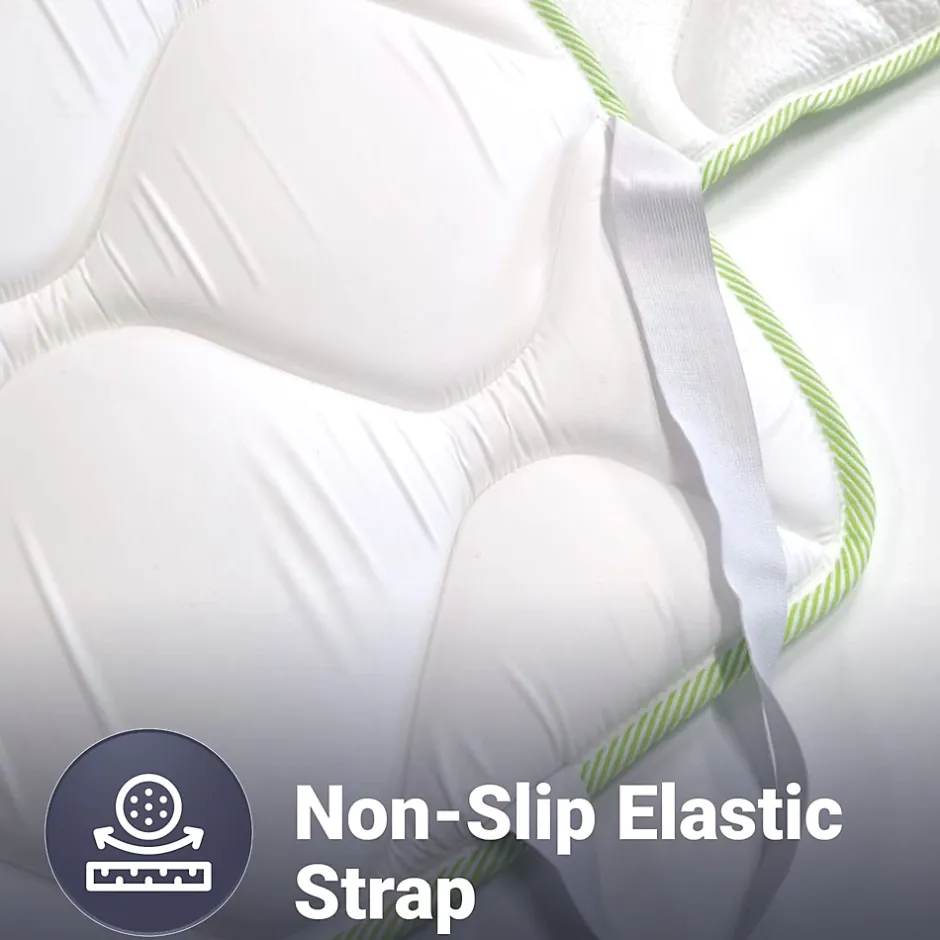 The White Stone Surmatelas Rafraîchissant avec Élastiques 80x195