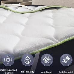 The White Stone Surmatelas Rafraîchissant avec Élastiques 180x190