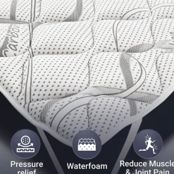 The White Stone Surmatelas 100x190 respirant hauteur 5 cm