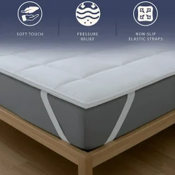 The White Stone Surmatelas 100x200 cm en ouate de 500 g