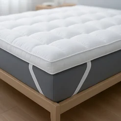 The White Stone Surmatelas 80x190 cm avec rembourrage en ouate de 1000 g/m² Hot