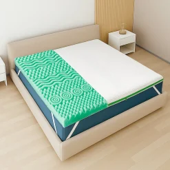 The White Stone Surmatelas 80x190 en Memory Foam Breeze à 9 Zones