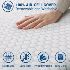 The White Stone Topper Memory Foam Pour lit simple 100x210 Sale