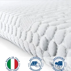 The White Stone Topper Memory Foam Pour lit simple 120x220