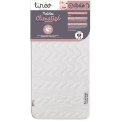Tineo Matelas bebe Climatise 60x120 cm Clearance