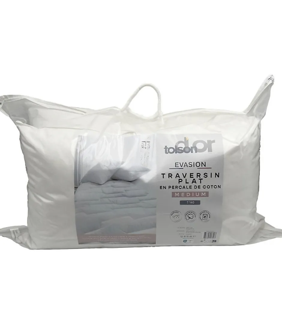 Toison d'Or - Oreiller - Evasion - Confort médium - 50x70 cm - Blanc