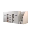 Enfant Abiks Meble TOLEDO 3P Lit superposé 248,5/123/93 (blanc/blanc/gris)