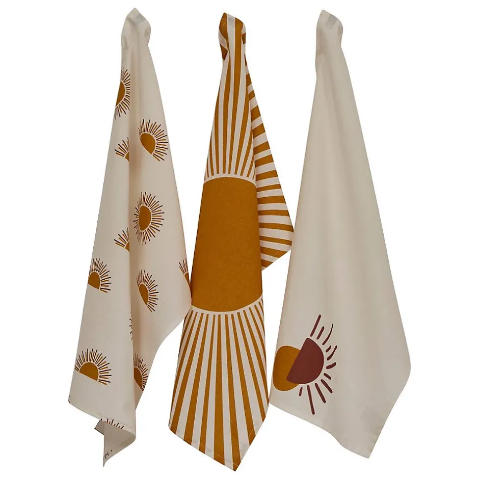 Atmosphera Créateur D'Intérieur Torchons Solaris ocre 45x70,1cm - Atmosphera Clearance