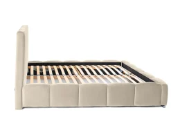Best Mobilier Torreon - lit coffre - 180x200 - sommier inclus - en velours -