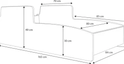 Kobi Tracteur lit simple rouge 160x80 avec matelas Discount