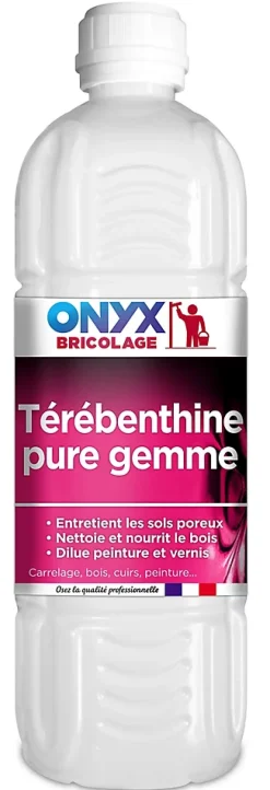 Térébenthine pure gemme 1L Onyx Bricoloage New