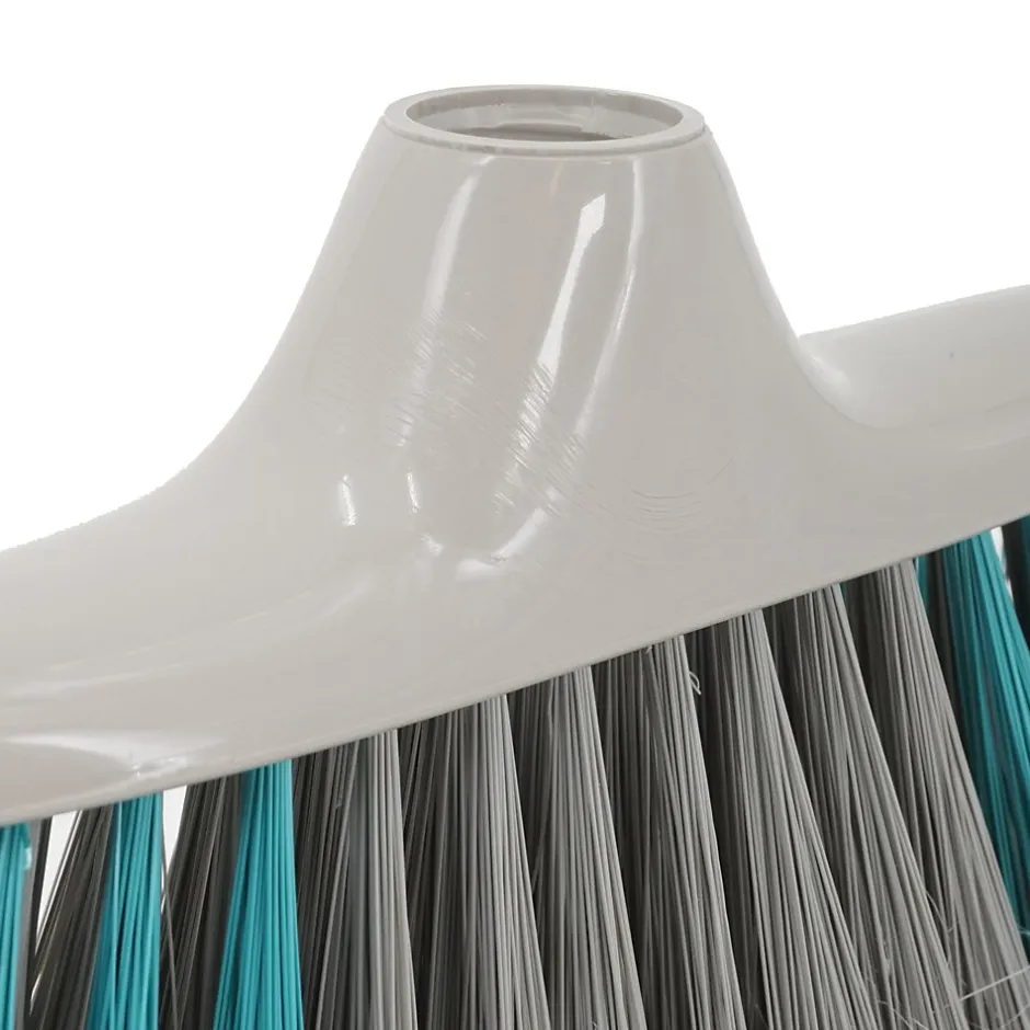 GoodHome Tête de balais à poils Doux fibres mélangées gris et bleu L.28 x l.7cm