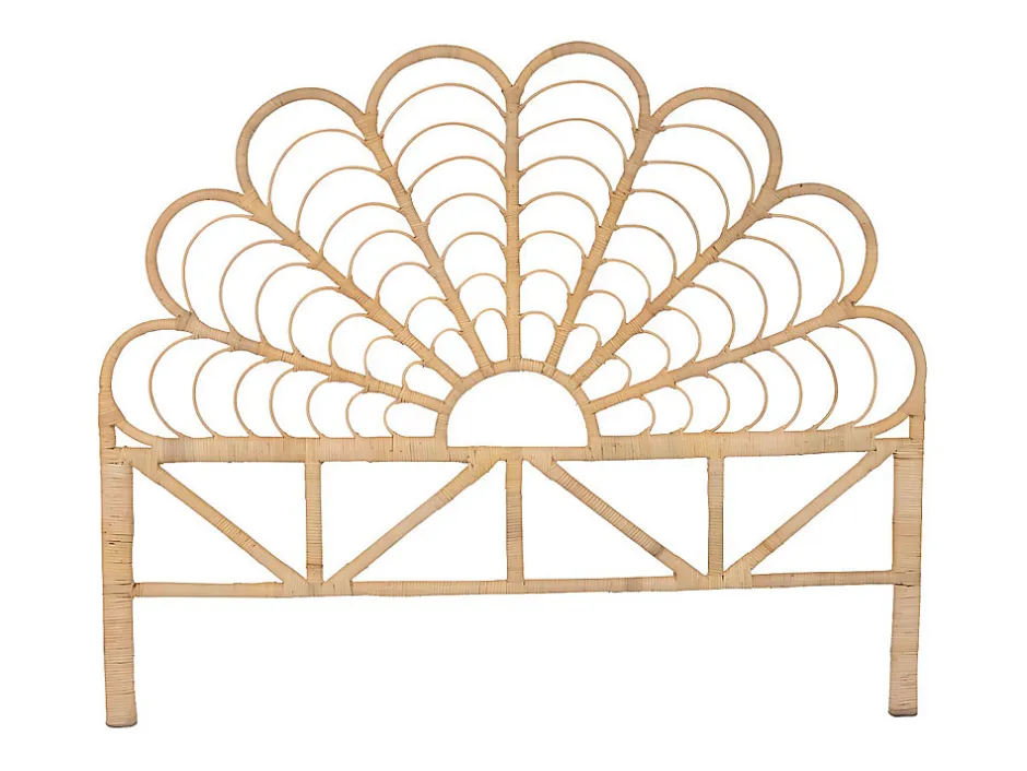 Vente-unique Tête de lit 160 cm - Rotin - Naturel - FLOSIA