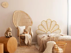 Vente-unique Tête de lit 110 cm - Rotin - Naturel - FLOSIA Outlet