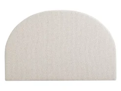 Vente-unique Tête de lit 140 cm - Tissu texturé - Beige - PANIOTI