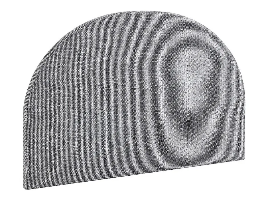 Vente-unique Tête de lit 160 cm - Tissu texturé - Gris - PANIOTI