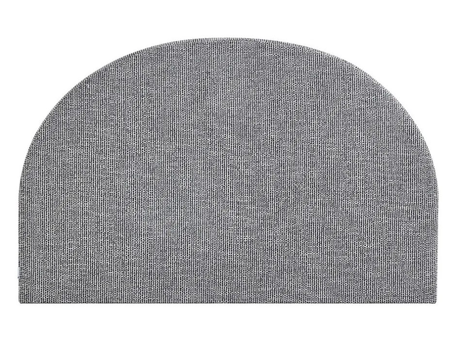 Vente-unique Tête de lit 140 cm - Tissu texturé - Gris - PANIOTI Clearance