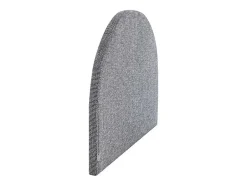 Vente-unique Tête de lit 140 cm - Tissu texturé - Gris - PANIOTI Clearance