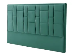 Vente-unique Tête de lit 140 cm - Velours - Vert - HERMINE Best