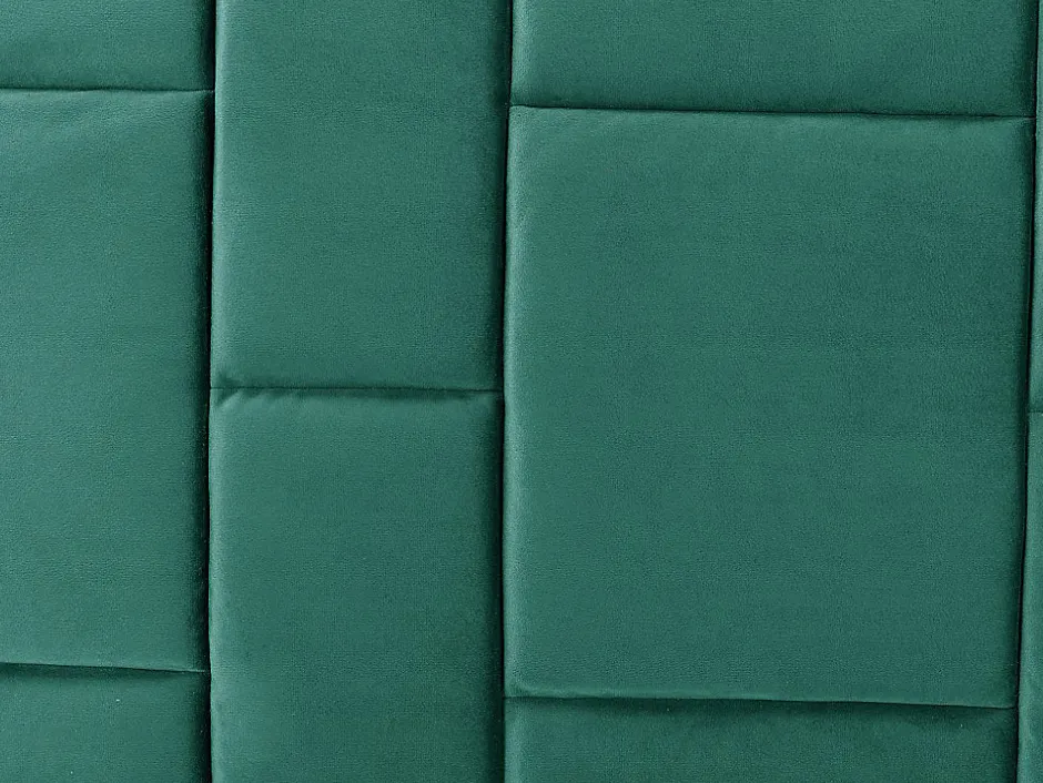 Vente-unique Tête de lit 180 cm - Velours - Vert - HERMINE