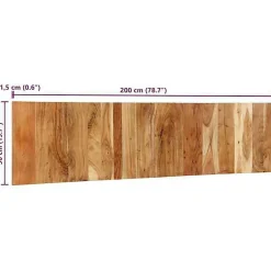 Vidaxl Tête de lit 200 cm bois massif d'acacia