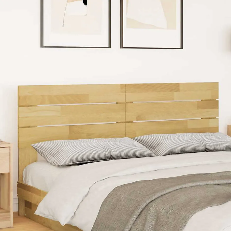 Vidaxl Tête de lit 140 cm en bois massif de chêne