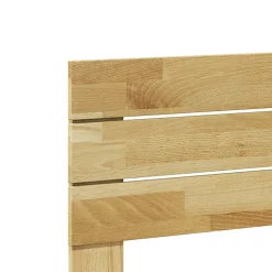 Vidaxl Tête de lit 140 cm en bois massif de chêne