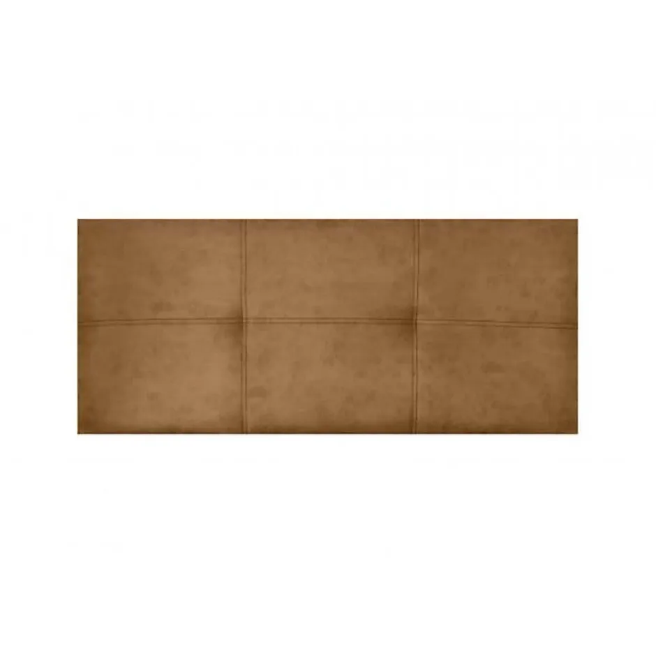 Eccox Tête de lit - Dalia - Cuir - Tissu Aqualine - 190 cm - Résistant aux taches