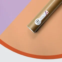 99Deco Tête de lit - Duo - intissé 225g/m² - pré-encollé - Orange - 110x180cm Online