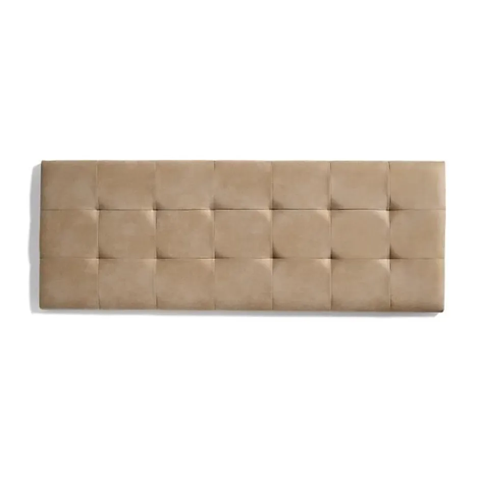 Eccox Tête de lit - - 105 Capitone - Tissu Anti-Tache - 112x57x5cm - Camel Clair Online