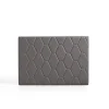 Eccox Tête de lit - - Agata - Similicuir gris - Style scandinave - Fabrication espagnole