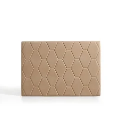 Eccox Tête de lit - - Agata - Tissu Aquaclean - Style Scandinave - 135 cm Camel